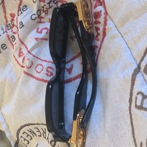 Louis Vuitton black squared glasses